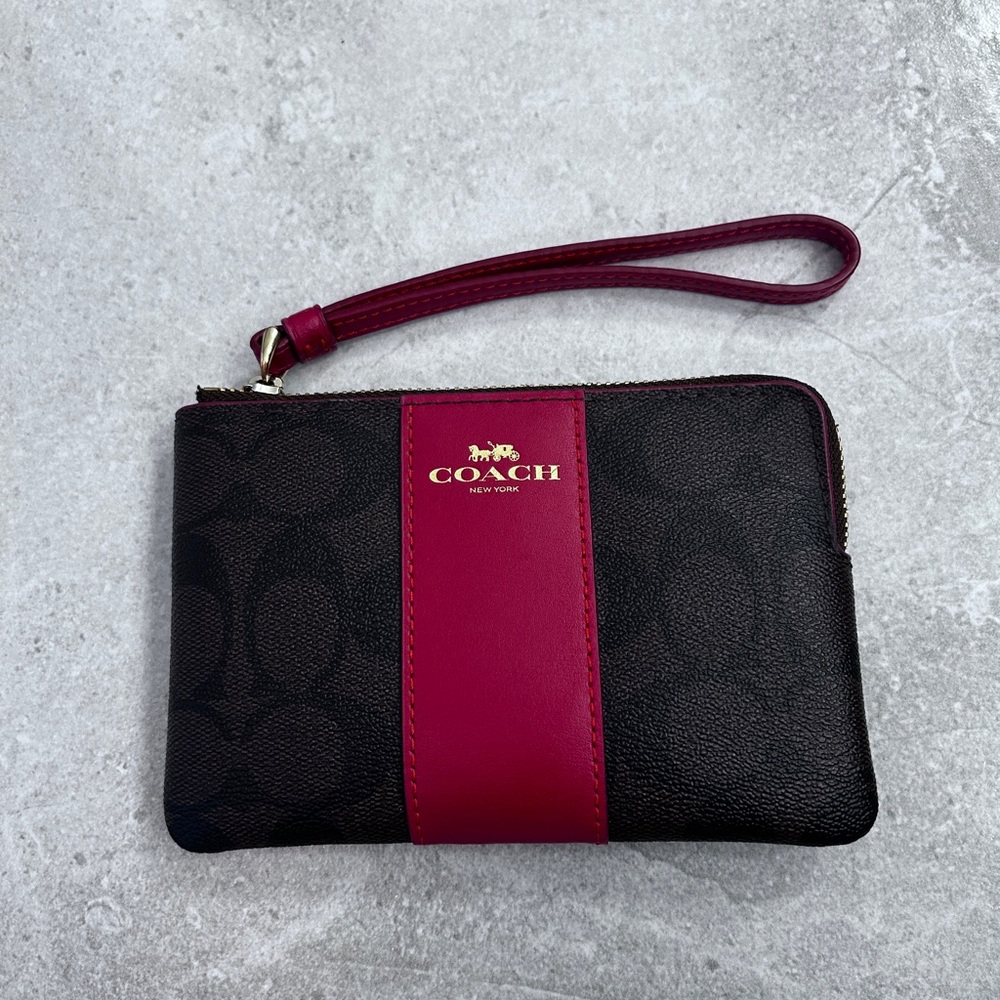 Coach Red Wristlet